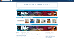 Desktop Screenshot of dominios-gratis-ahora.blogspot.com