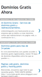 Mobile Screenshot of dominios-gratis-ahora.blogspot.com