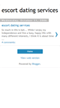 Mobile Screenshot of escort-dating-services.blogspot.com