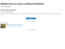 Tablet Screenshot of parrocchiascaterina.blogspot.com