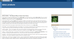 Desktop Screenshot of detox-products-center.blogspot.com