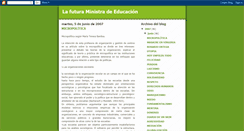 Desktop Screenshot of lafuturaministradeeducacion.blogspot.com