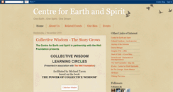 Desktop Screenshot of earthspiritcentre.blogspot.com