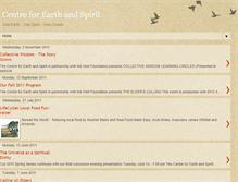 Tablet Screenshot of earthspiritcentre.blogspot.com