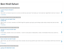 Tablet Screenshot of besthindikahani.blogspot.com