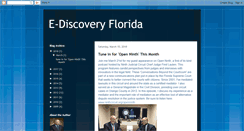 Desktop Screenshot of ediscoveryrules.blogspot.com