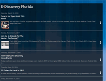 Tablet Screenshot of ediscoveryrules.blogspot.com