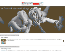 Tablet Screenshot of inlovewiththesmallthings.blogspot.com