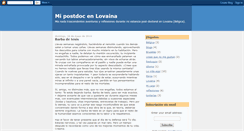 Desktop Screenshot of mipostdocenlovaina.blogspot.com