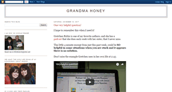 Desktop Screenshot of adventuresofgrandmahoney.blogspot.com