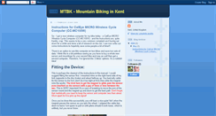 Desktop Screenshot of mtbkent.blogspot.com
