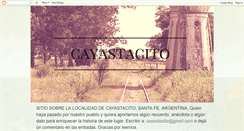 Desktop Screenshot of cayastacito.blogspot.com