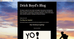 Desktop Screenshot of drickboyd.blogspot.com