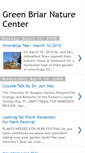 Mobile Screenshot of greenbriarnaturecenter.blogspot.com