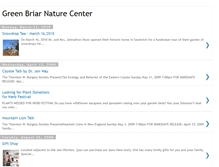 Tablet Screenshot of greenbriarnaturecenter.blogspot.com