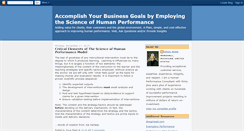 Desktop Screenshot of peakhumanperformance.blogspot.com