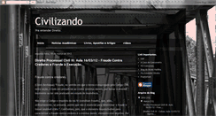 Desktop Screenshot of civilizando.blogspot.com