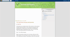 Desktop Screenshot of business-finance-bank.blogspot.com