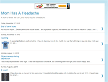 Tablet Screenshot of momhasaheadache.blogspot.com