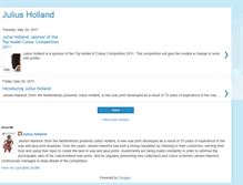 Tablet Screenshot of juliusholland.blogspot.com