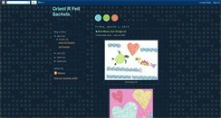 Desktop Screenshot of orientrfeltsachets.blogspot.com