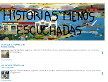 Tablet Screenshot of historiasmenosescuchadas.blogspot.com