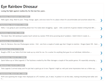 Tablet Screenshot of eyerainbowdinosaur.blogspot.com