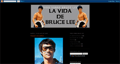 Desktop Screenshot of lavidadebrucelee.blogspot.com