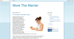 Desktop Screenshot of morethemerrier1.blogspot.com