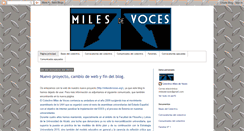Desktop Screenshot of colectivomilesdevoces.blogspot.com
