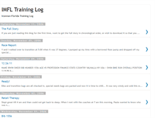 Tablet Screenshot of imfl-training-log.blogspot.com