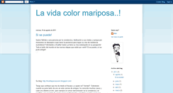 Desktop Screenshot of lavidacolormariposa.blogspot.com