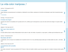 Tablet Screenshot of lavidacolormariposa.blogspot.com