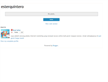 Tablet Screenshot of esterquintero.blogspot.com