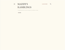 Tablet Screenshot of maddy06.blogspot.com