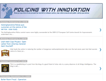 Tablet Screenshot of policingwithinnovation.blogspot.com