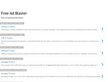 Tablet Screenshot of freeadblaster.blogspot.com
