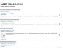 Tablet Screenshot of ludzielubiapracowac.blogspot.com