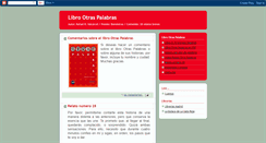 Desktop Screenshot of librootraspalabras.blogspot.com