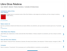 Tablet Screenshot of librootraspalabras.blogspot.com