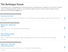 Tablet Screenshot of burlesqueforum.blogspot.com