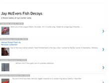 Tablet Screenshot of jaymceversfishdecoys.blogspot.com