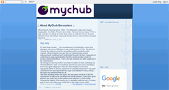 Desktop Screenshot of mychub-encounter.blogspot.com