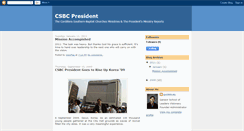 Desktop Screenshot of csbcpresident.blogspot.com