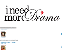 Tablet Screenshot of ineedmoredrama.blogspot.com