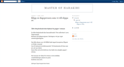 Desktop Screenshot of masterofharakiri.blogspot.com