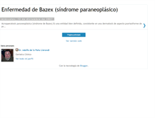Tablet Screenshot of enfermedadbazex.blogspot.com