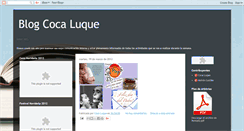 Desktop Screenshot of cocaluque.blogspot.com