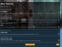 Tablet Screenshot of mikenoecker.blogspot.com