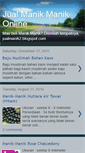Mobile Screenshot of jualmanik2.blogspot.com